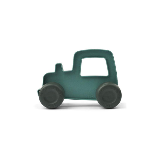 Liewood Cedric Tractor Toy - Peppermint - Hunter Green